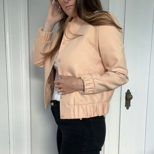 Soft Pink Bomber Jacket